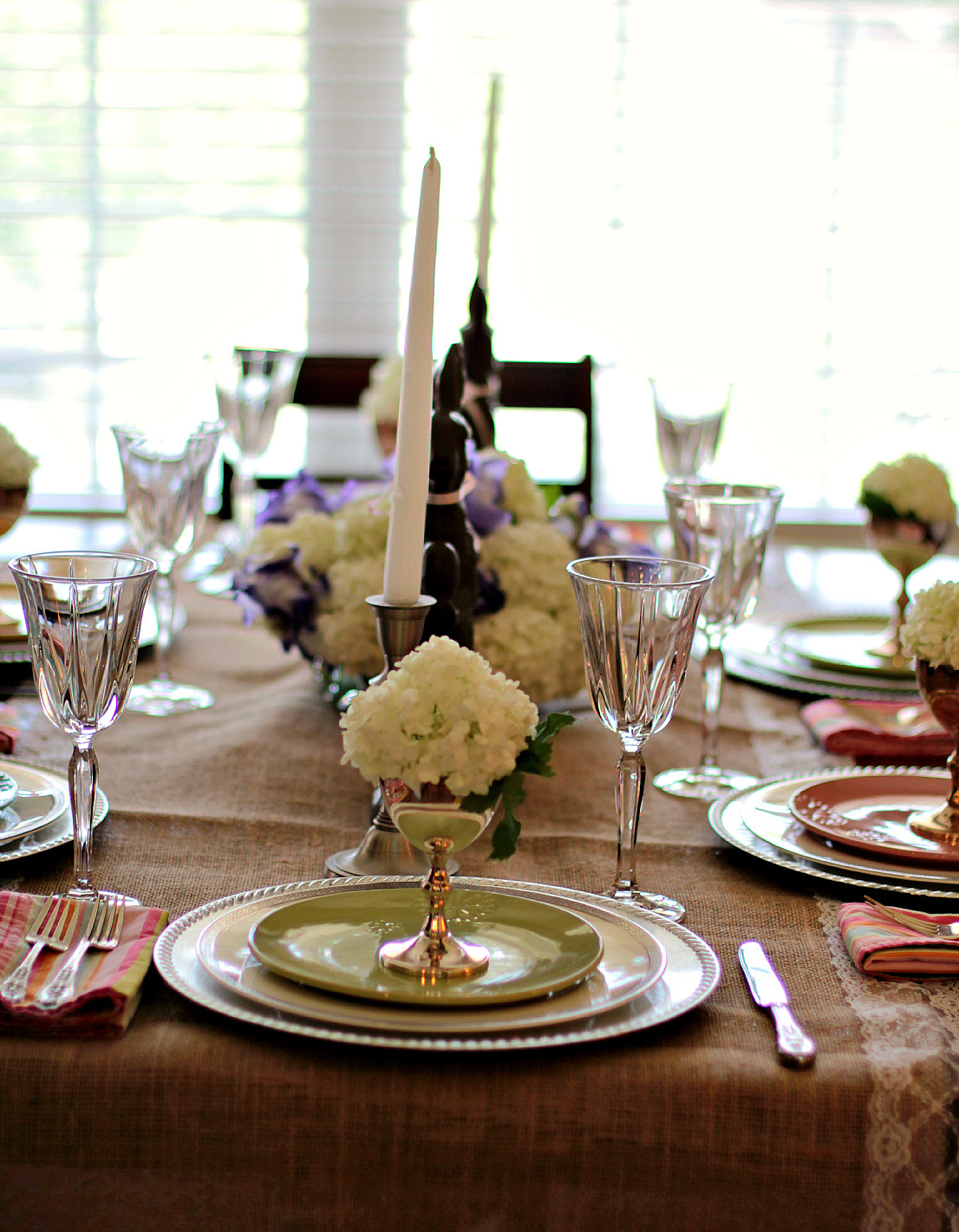 Easter Dinner Table Settings
 Easter Dinner Tablescape