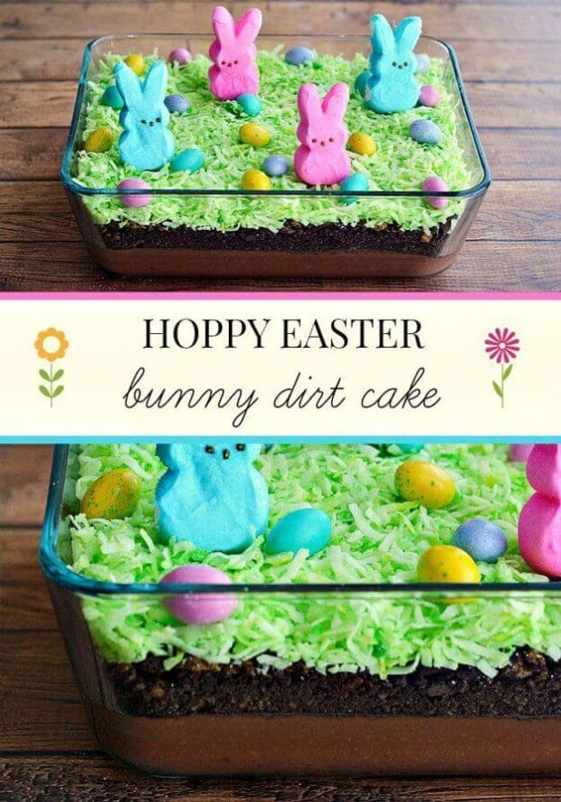 Easter Dirt Cake Recipe
 23 Easter Desserts with Peeps Spaceships and Laser Beams