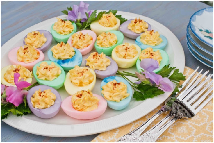 Easter Dyed Deviled Eggs
 Top 10 Devilishly Delicious Deviled Eggs Top Inspired