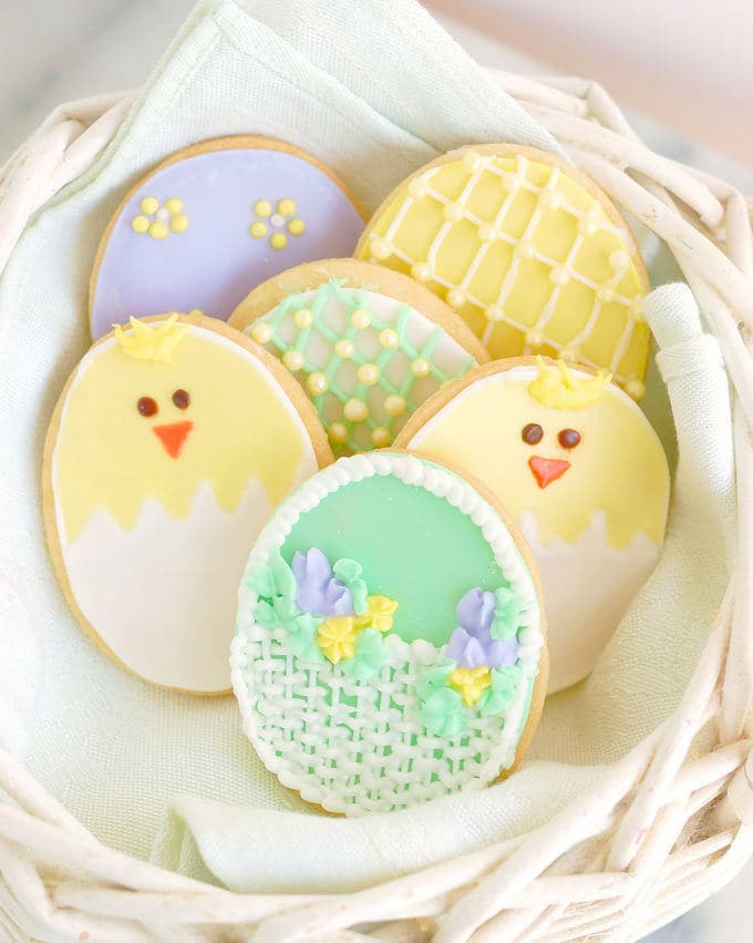 Easter Egg Sugar Cookies
 Decorated Sugar Cookies for Easter Baking Sense