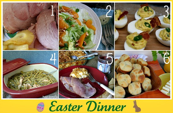Easter Ham Dinner Menu
 Easter Recipe Round up Recipe