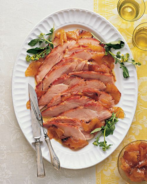 Easter Ham Dinner Recipes
 Pineapple Mustard Glazed Ham Recipe