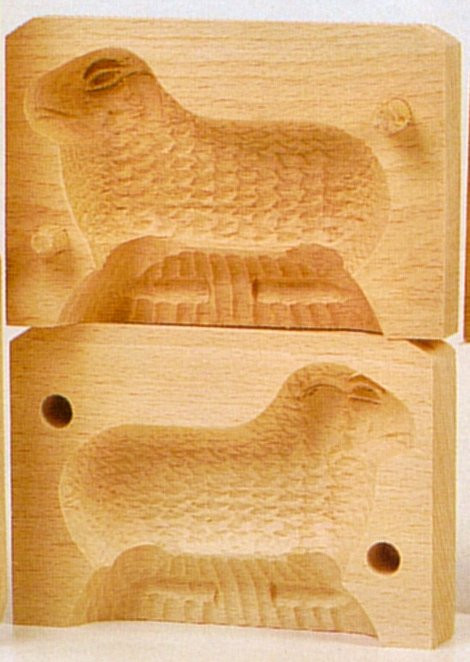 Easter Lamb Butter Mold
 Cookie and Butter Molds