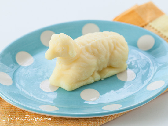 Easter Lamb Butter Mold
 Butter Lamb for Easter Andrea Meyers