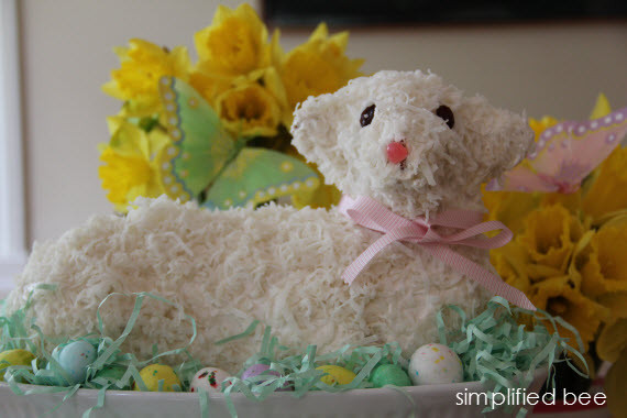 Easter Lamb Cake
 Inspiring Easter Crafts and Decorations on Pinterest