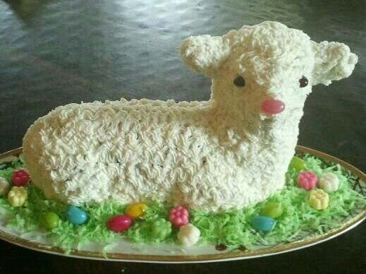 Easter Lamb Cake
 Czech lamb cake Easter tradition