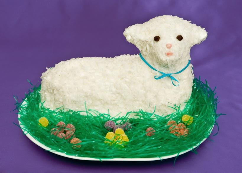 Easter Lamb Cake
 Decorating Ideas for Easter Cakes [Slideshow]