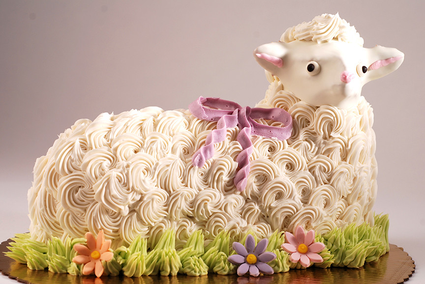 Easter Lamb Cake
 Chicago Bakery Wholesale and Retail Scones Poppies Dough