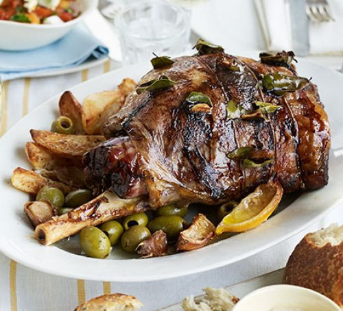 Easter Lamb Recipes
 Slow cooked Greek Easter lamb with lemons olives & bay