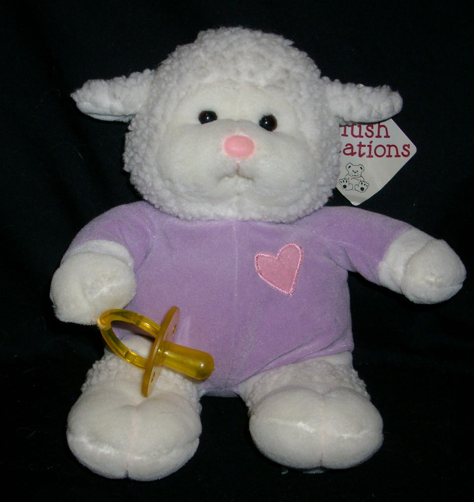 Easter Lamb Stuffed Animal
 12" VINTAGE 1998 EASTER LAMB PLUSH CREATIONS STUFFED