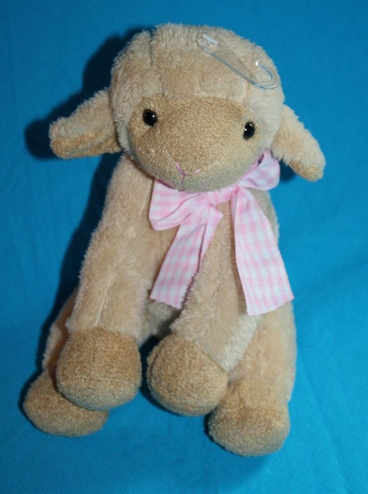 Easter Lamb Stuffed Animal
 Best 416 Easter Plush Bunnies Lambs and Spring images on