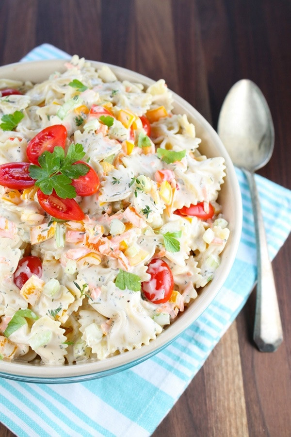 Easter Pasta Salad
 15 Minute Easter Side Dishes thegoodstuff