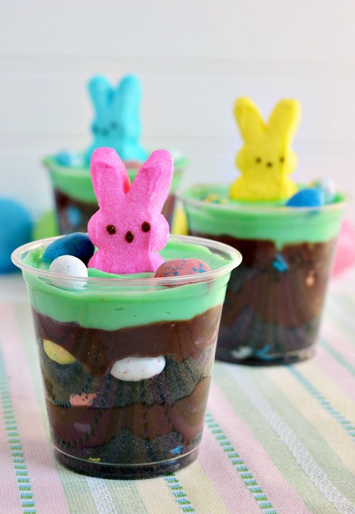 Easter Pudding Desserts
 Bring your Easter Egg Hunt indoors with this Easter Egg