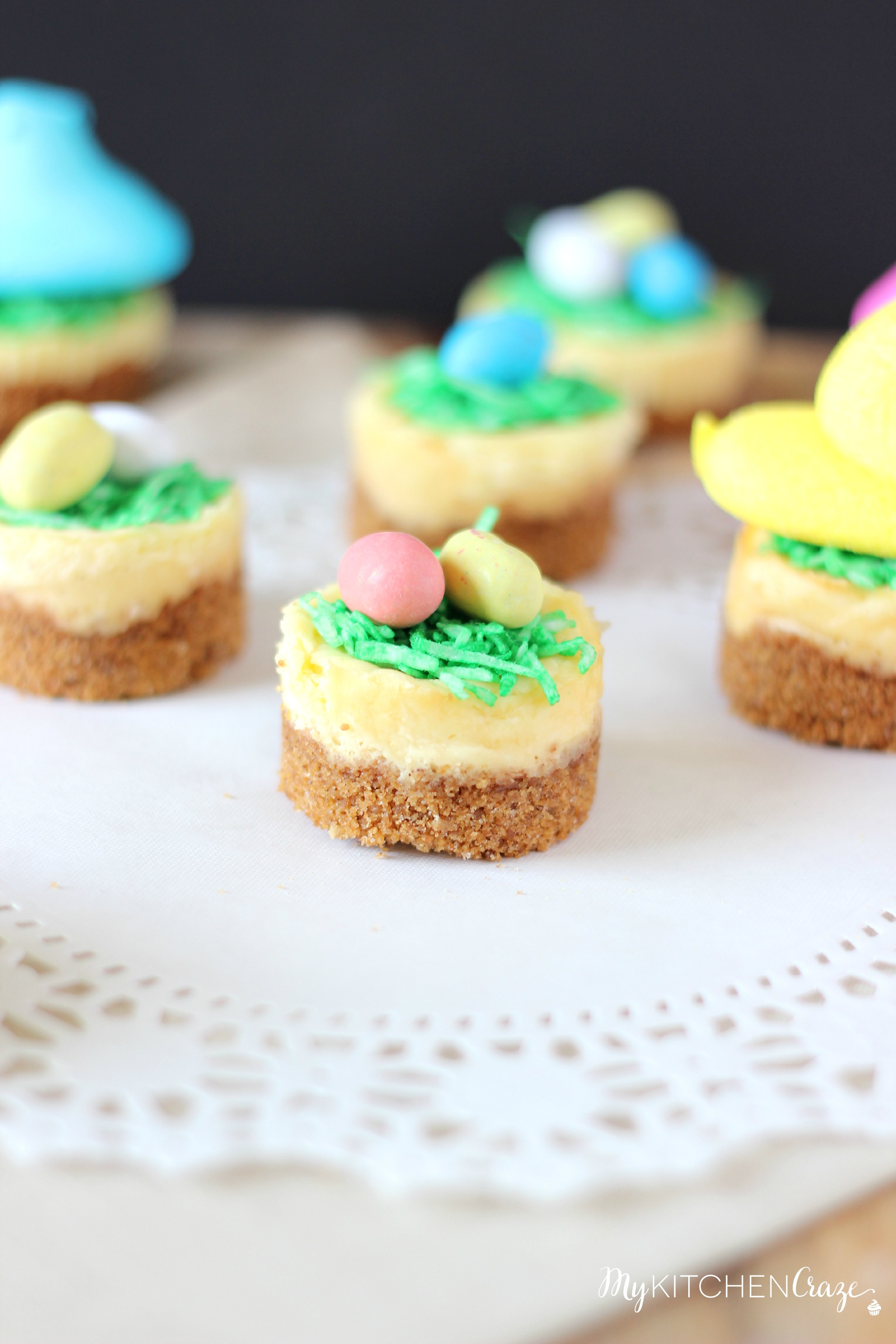 Easter Recipes Dessert
 Mini Easter Cheesecakes My Kitchen Craze