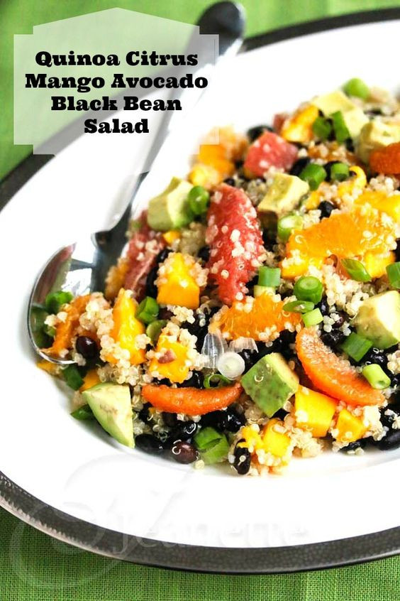 Easter Salads Food Network
 Quinoa Citrus Mango Avocado Black Bean Salad