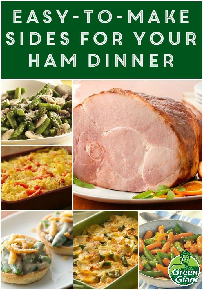 Easter Side Dishes To Go With Ham
 39 best images about GREEN GIANT RECIPES on Pinterest