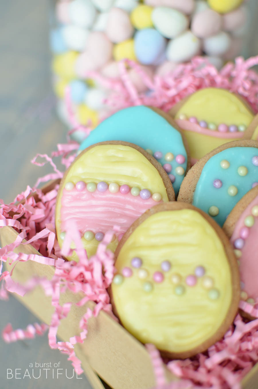 Easter Sugar Cookies
 Easter Sugar Cookies A Burst of Beautiful