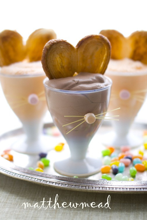 Easter Sunday Desserts
 Bunny Ears Mousse for Easter