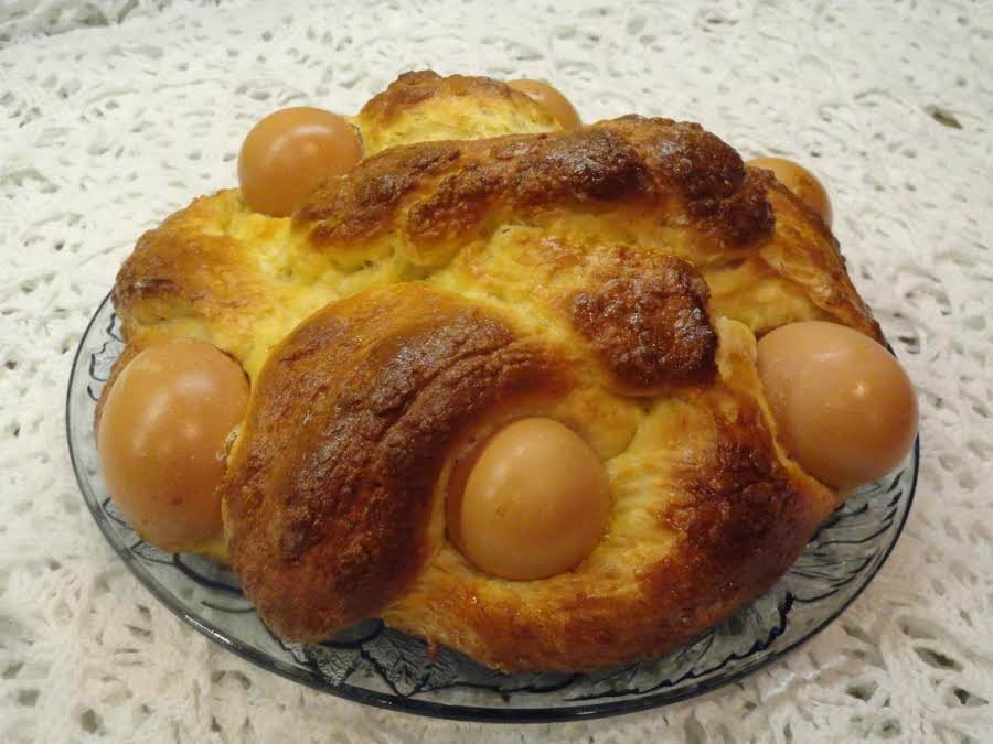 Easter Sweet Bread
 Folar Da Pascoa Portuguese Easter Sweet Bread Recipe