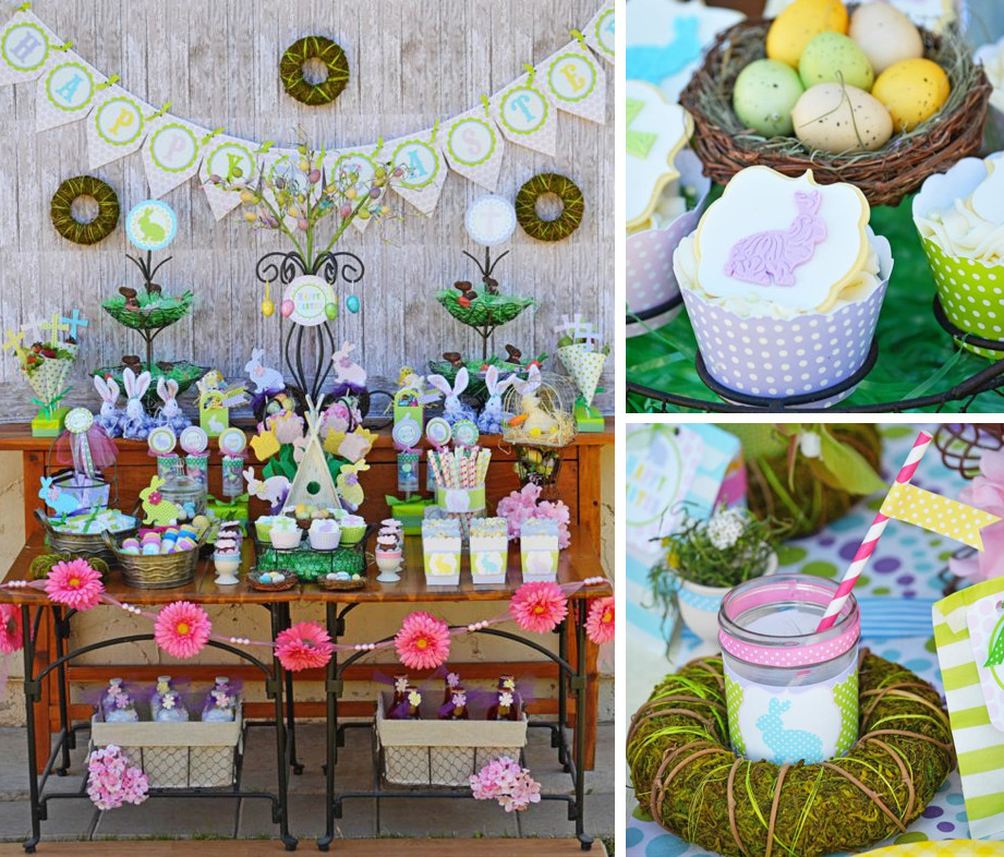 Easter Themed Desserts
 Kara s Party Ideas Easter Dessert Buffet Party FREE