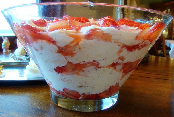 Easter Trifle Desserts
 Krista s Kitchen Strawberry Cheesecake Trifle and an