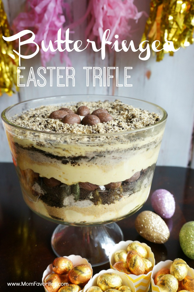 Easter Trifle Desserts
 Spring Party Ideas Butterfinger Trifle Mom Favorites