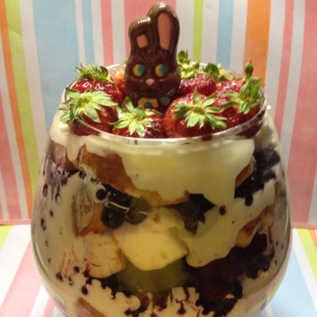 Easter Trifle Desserts
 Triple Berry Easter Trifle Recipe Food Easter – Erica R