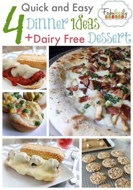 Easy Dairy Free Dinner Recipes Easy Dinner Ideas Dairy Free Cookies Fabulessly Frugal