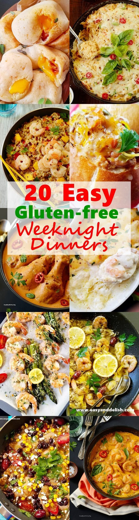 Easy Dairy Free Dinners
 20 Easy Gluten Free Weeknight Dinners for the Family