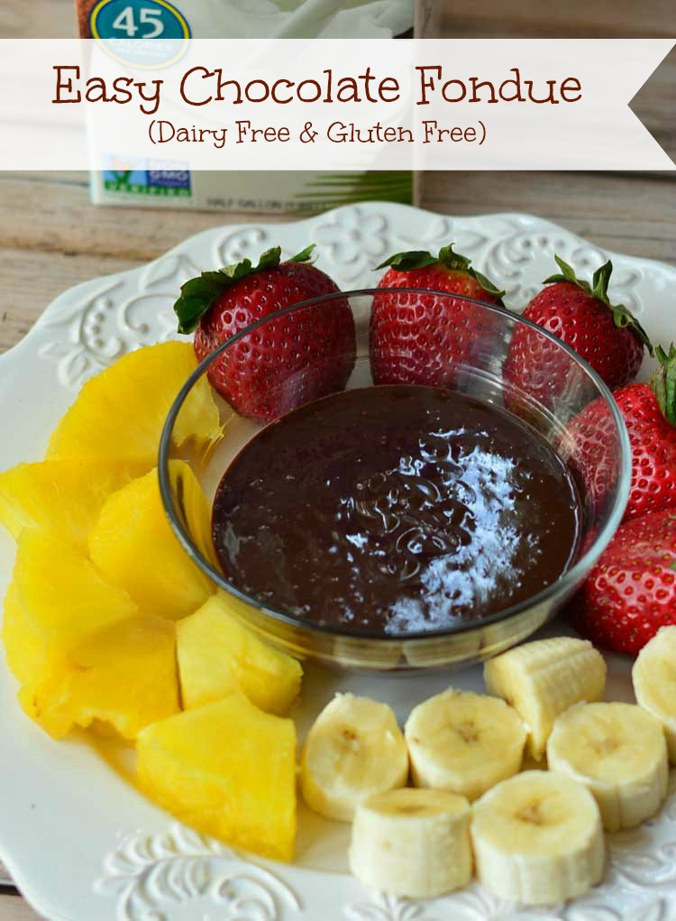 Easy Dairy Free Recipes
 Easy Chocolate Fondue Dairy Free and Gluten Free