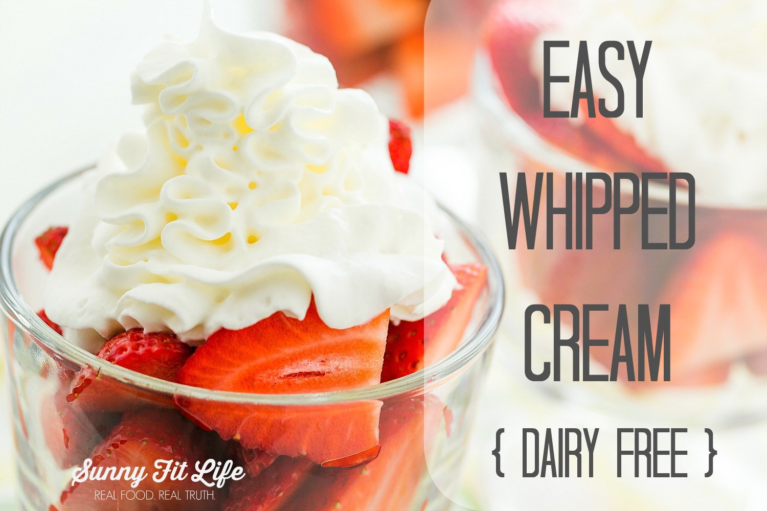 Easy Dairy Free Recipes
 Easy Dairy Free Whipped Cream