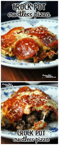 Easy Diabetic Slow Cooker Recipes
 Low Carb Crock Pot Crustless Pizza from Recipes that Crock