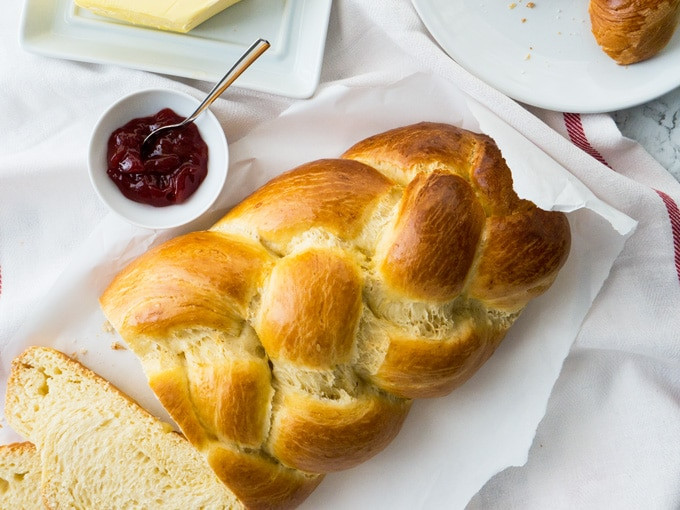 Easy Easter Bread
 Easy Sweet Braided Easter Bread w lime and heavy cream