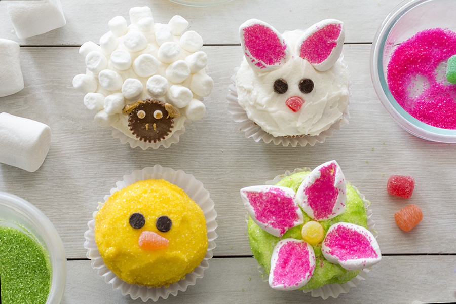 Easy Easter Cupcakes
 Homan at Home
