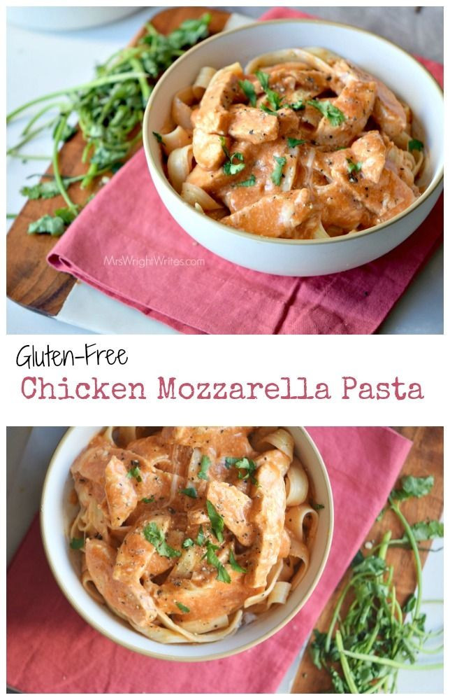 Easy Gluten Free Chicken Recipes
 Gluten Free Chicken Mozzarella Pasta Recipe