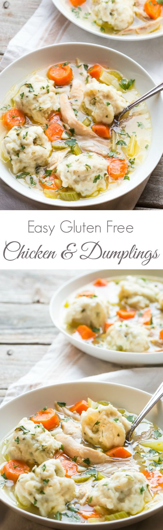 Easy Gluten Free Chicken Recipes
 Chicken and dumplings Powder and Gluten free on Pinterest