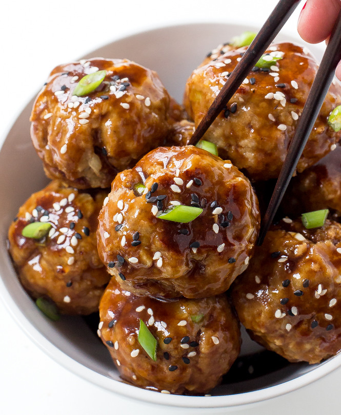 Easy Healthy Asian Recipes
 Asian Turkey Meatballs Chef Savvy