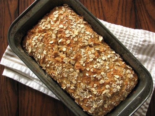 Easy Healthy Bread Recipes
 Whole Wheat Oatmeal Quick Bread