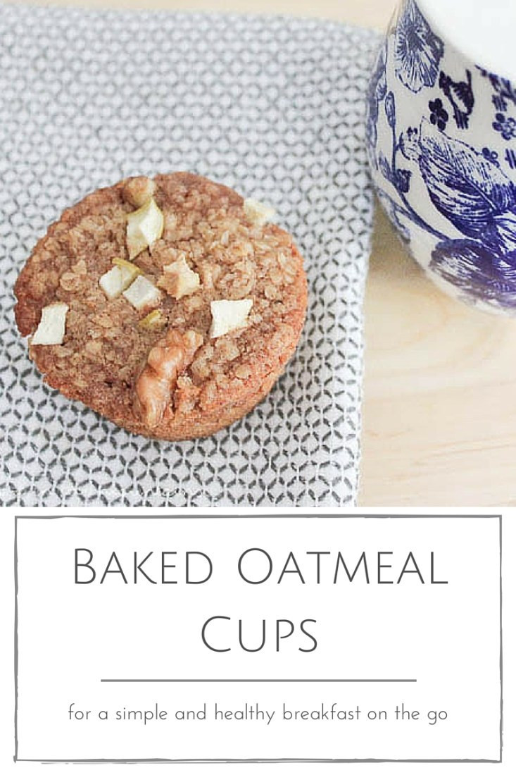 Easy Healthy Breakfast On The Go
 Simple & Healthy Baked Oatmeal Cups making it in the