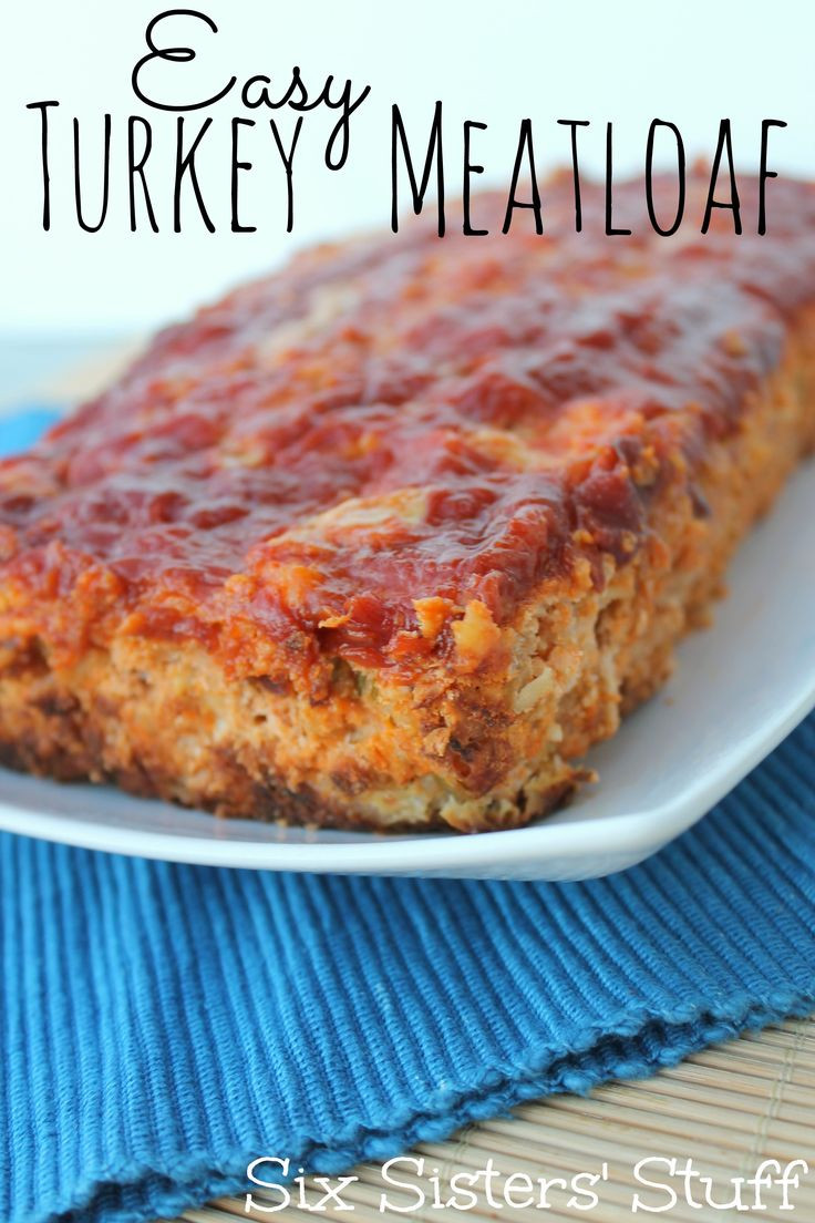 Easy Healthy Meatloaf Recipe
 260 best images about Ground turkey recipes on Pinterest