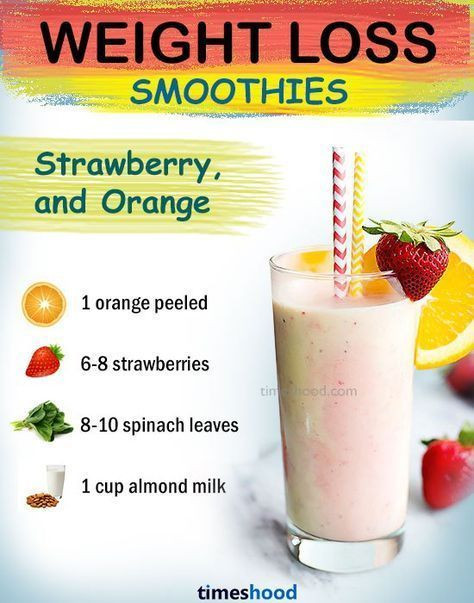 Easy Healthy Smoothie Recipes For Weight Loss
 Strawberry orange green smoothie for weight loss fat