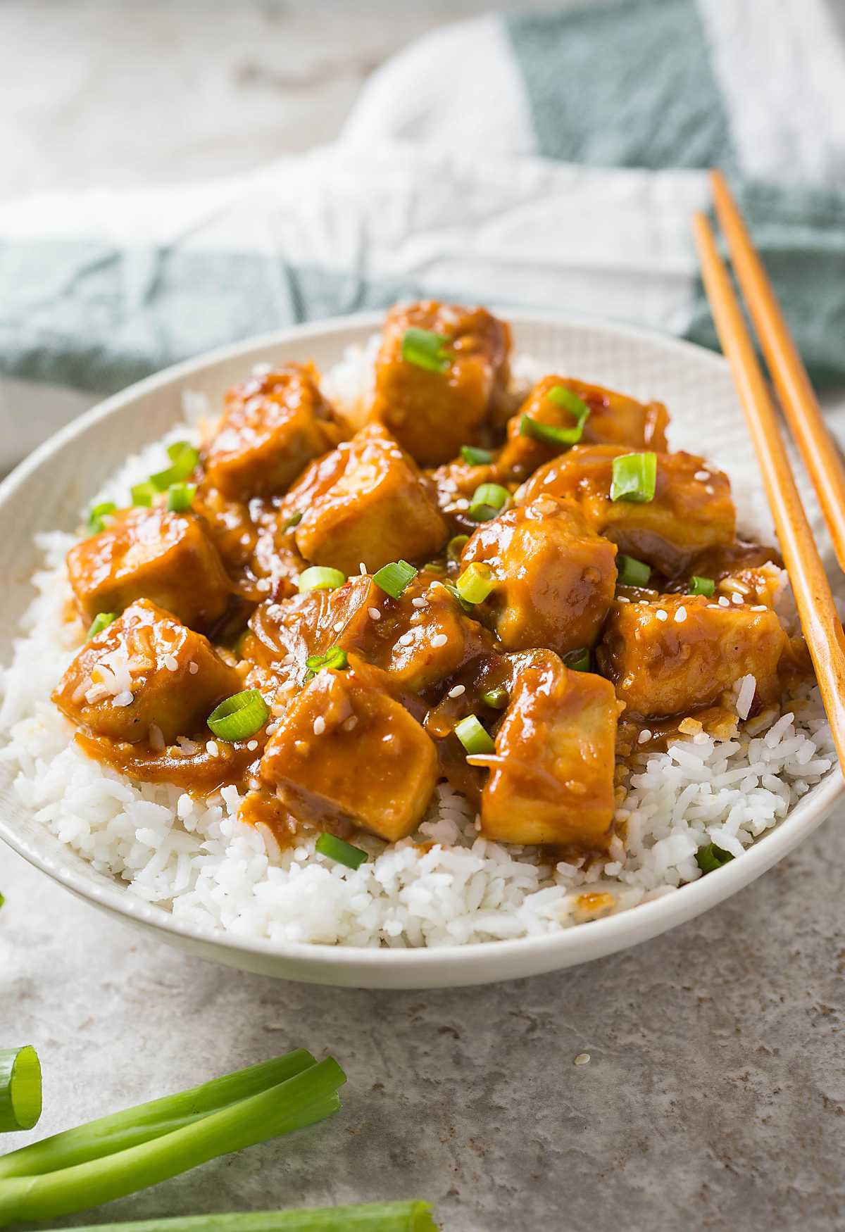 Easy Healthy Tofu Recipes
 30 min Healthy Asian chili garlic tofu stir fry e Pan