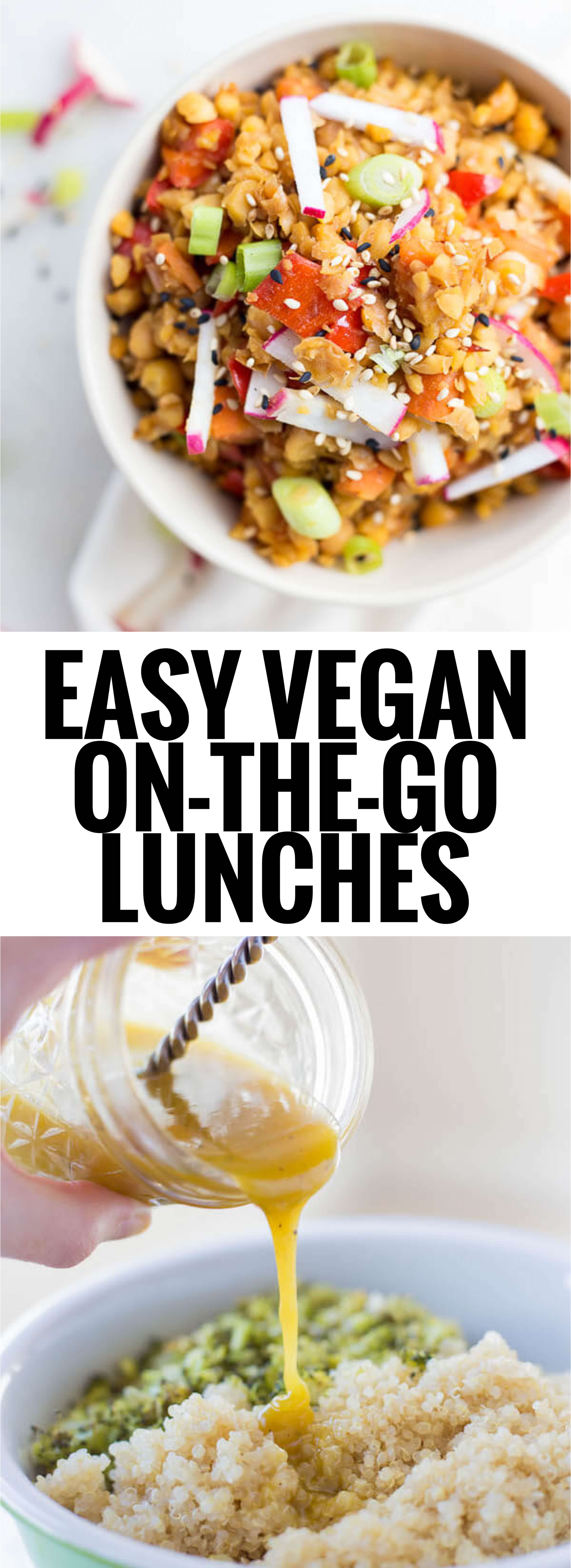 Easy Healthy Vegan Recipes
 Easy Vegan the Go Lunches Fooduzzi