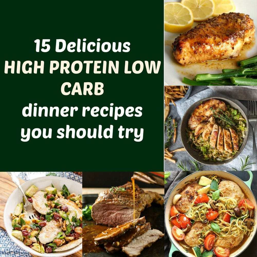 Easy High Protein Low Carb Recipes
 15 Delicious high protein low carb dinner recipes you