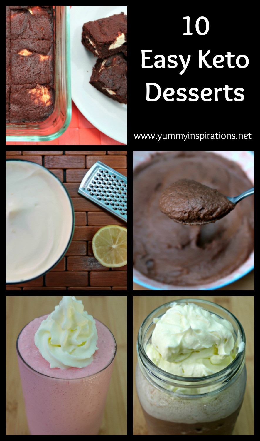Easy Keto Dessert Recipes
 10 Easy Keto Desserts Simple Ketogenic Dessert Recipes