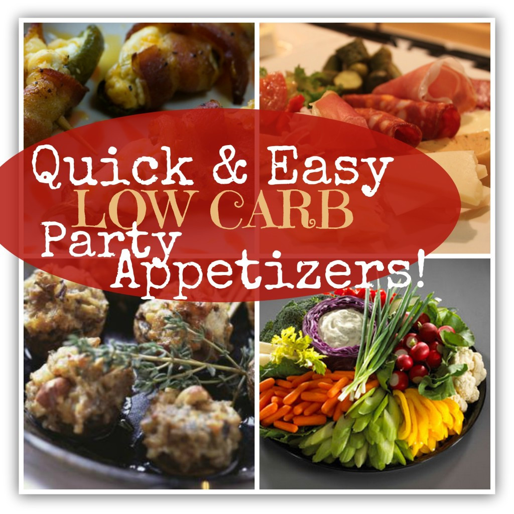 Easy Low Carb Appetizers
 Low Carb Party Appetizers SKINNY on LOW CARB