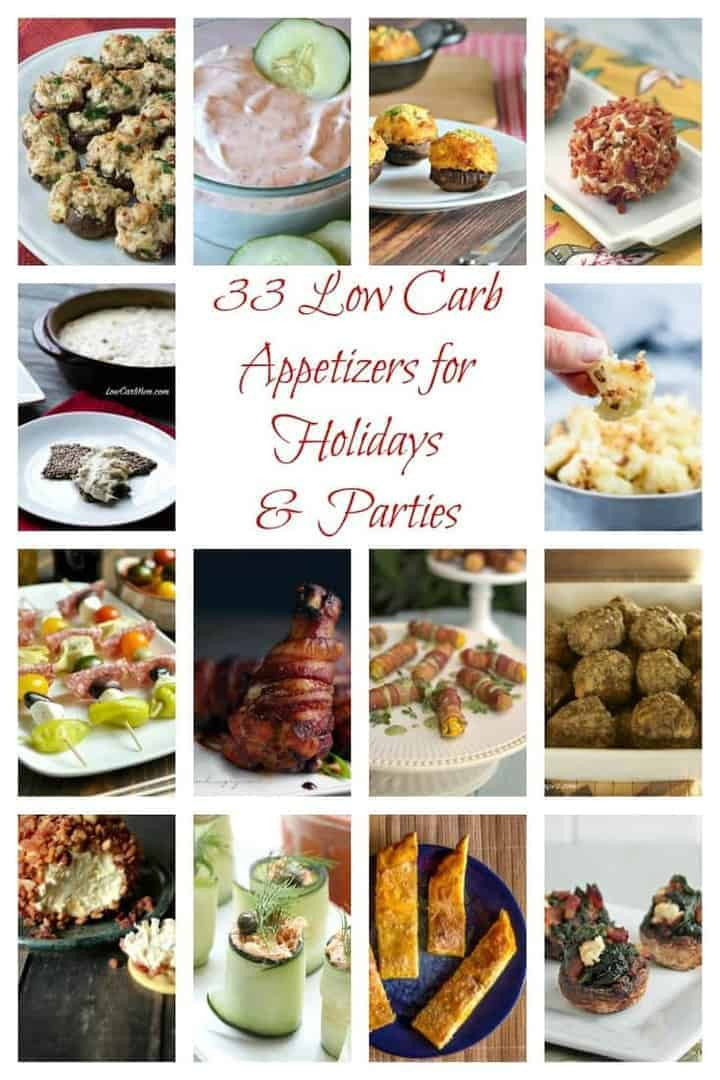 Easy Low Carb Appetizers
 Low Carb Appetizers for Parties & Holidays