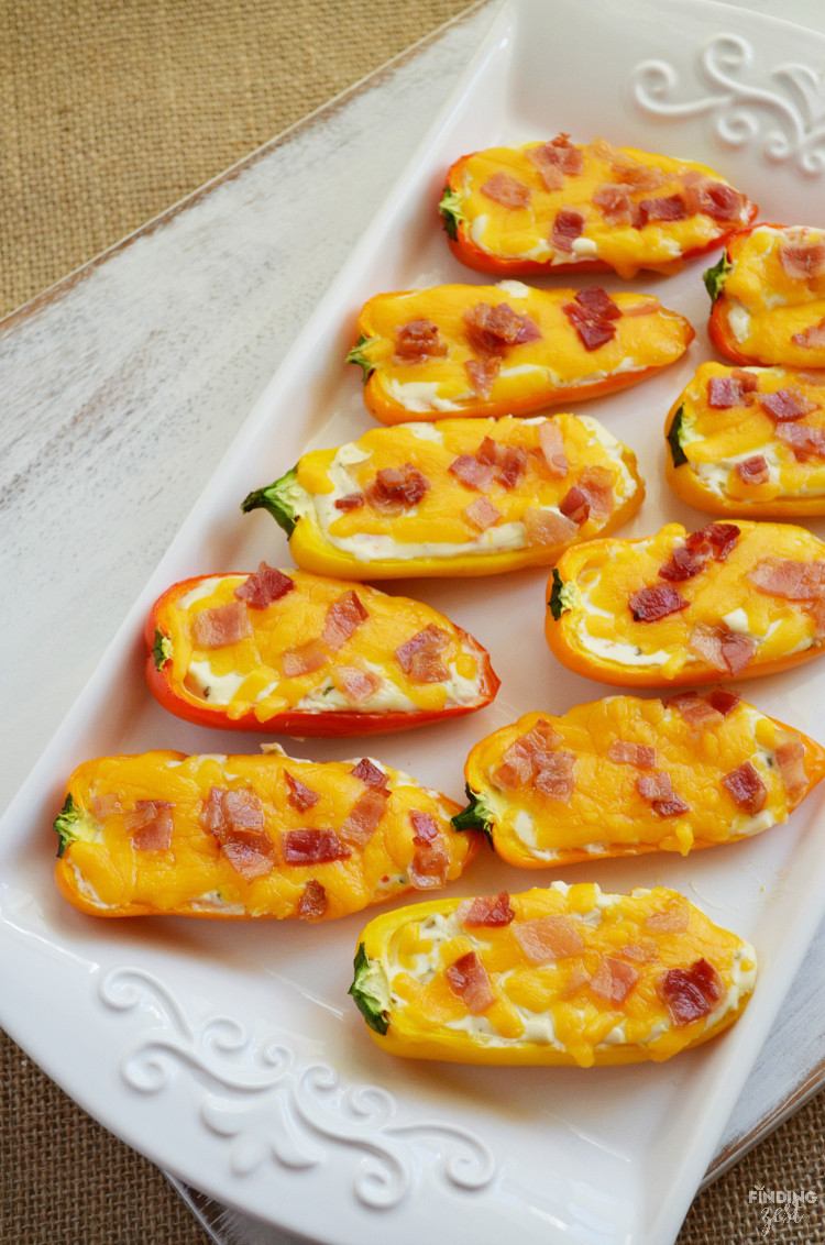 Easy Low Carb Appetizers
 Sweet Pepper Poppers Low Carb Appetizer Finding Zest
