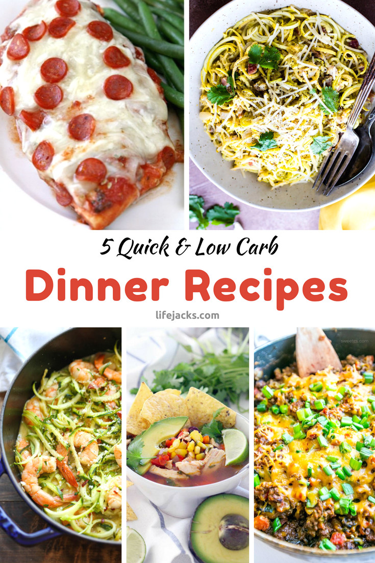 Easy Low Carb Dinner Recipes
 Get Through The Week With These 5 Quick And Low Carb