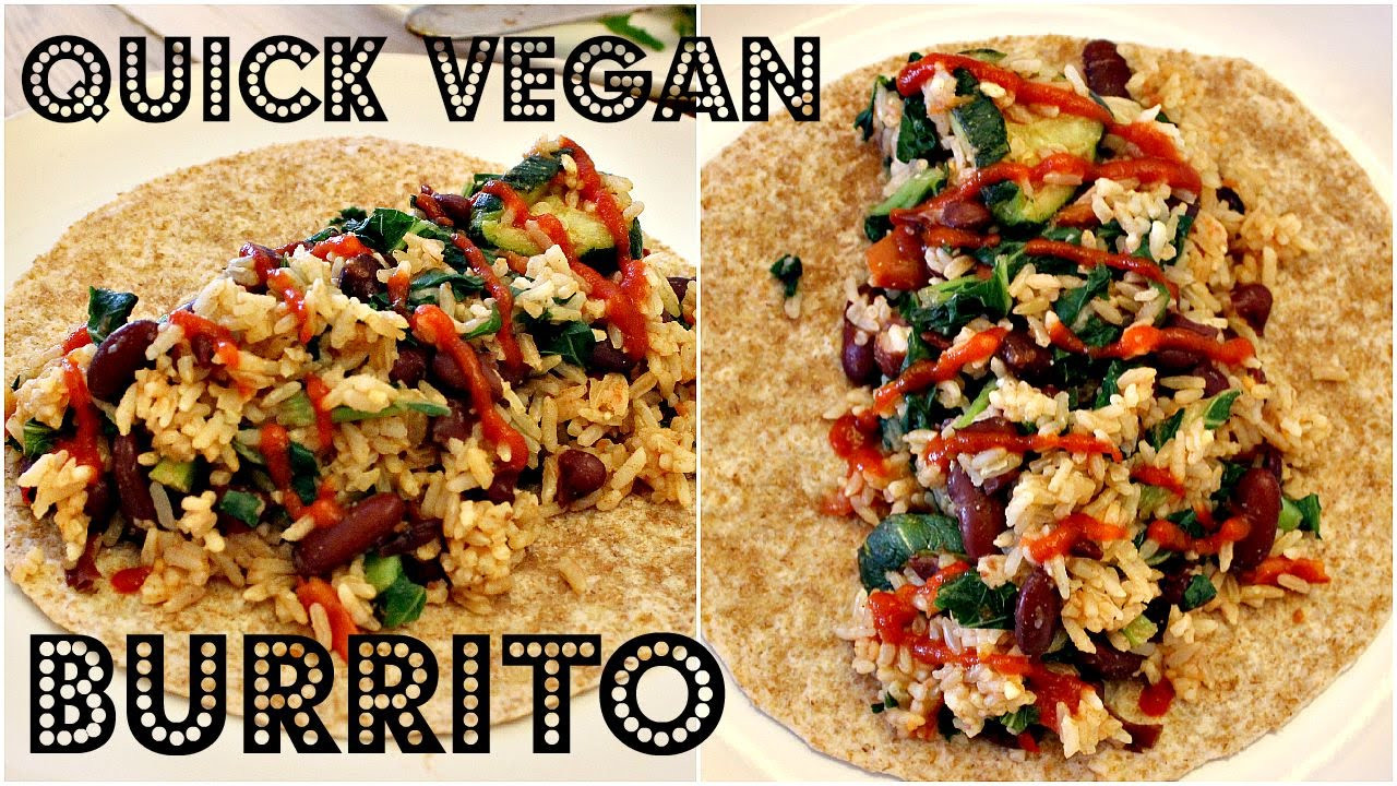 Easy Low Fat Dinner Recipes
 QUICK VEGAN DINNER BURRITO High Carb Low Fat